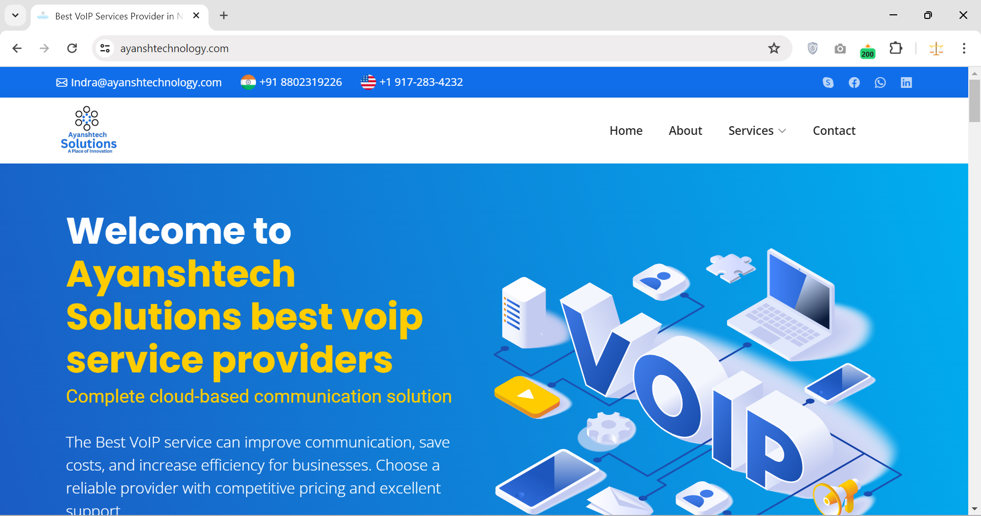 ayanshtechnology website seo